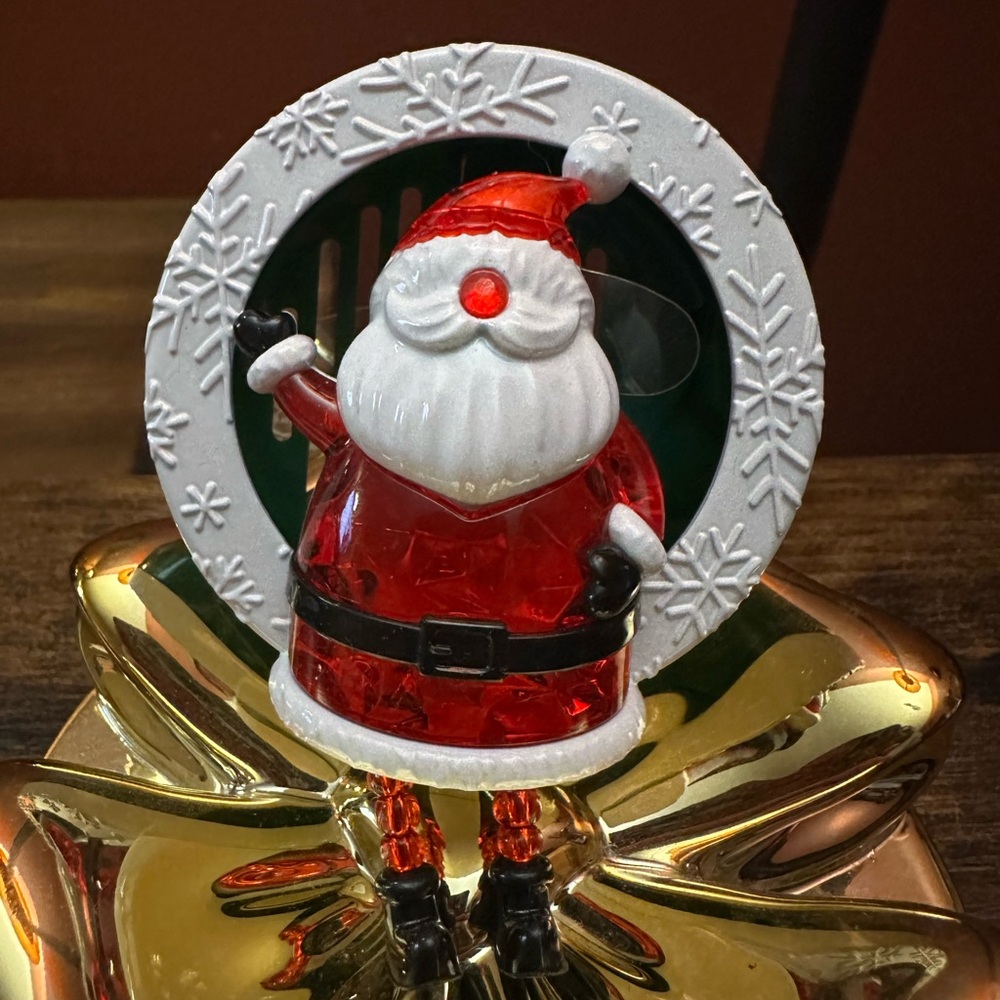 Bath & Body Works Red and White Santa Ornament